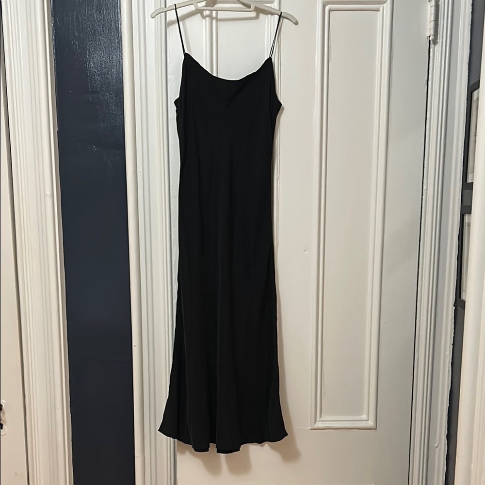 NWT JCrew Black Slip Dress